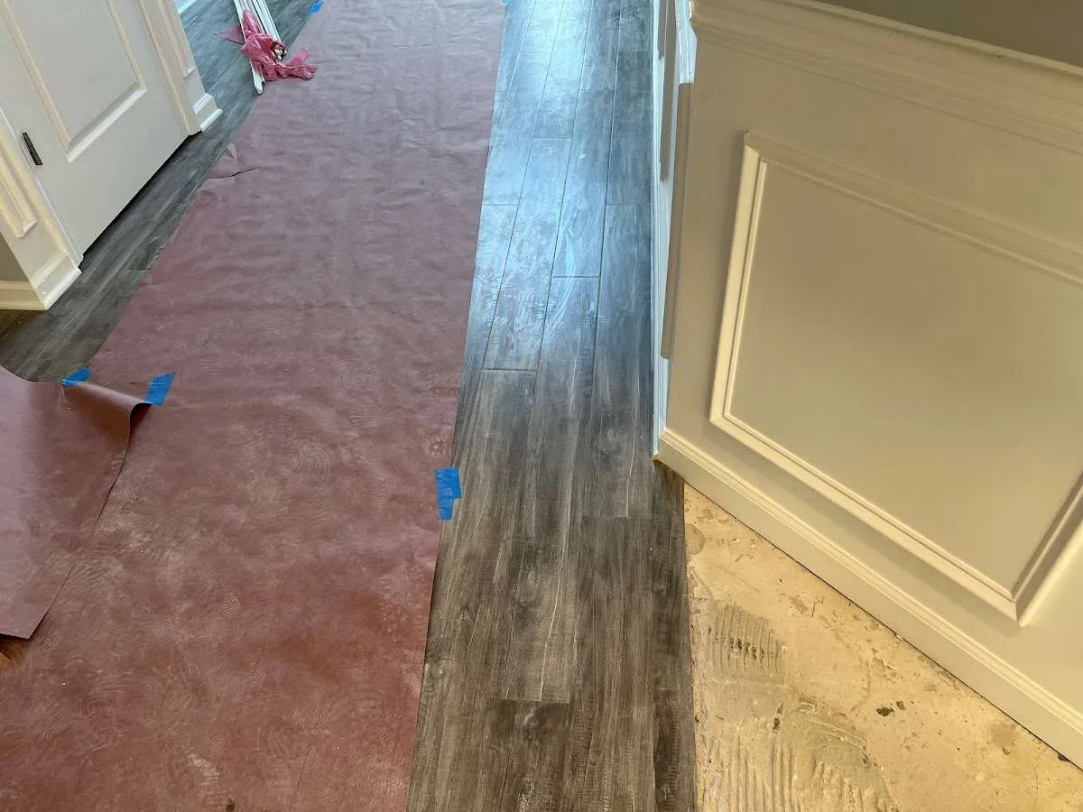 Completed marble shower restoration in Roanoke